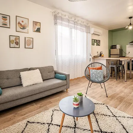 Cosy Clim Wifi Centre 2 Pers 아파트 *